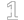 outlined-number-one