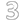 outlined-number-three